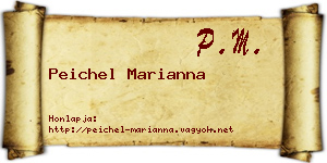 Peichel Marianna névjegykártya